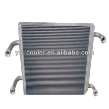 Intercooler à ailettes en aluminium pour machines de construction